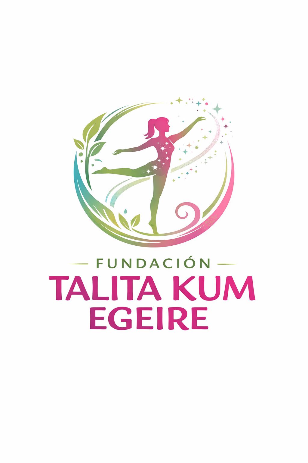 El icono de la Fundacion, el cual es una chica haceindo Curl de biceps